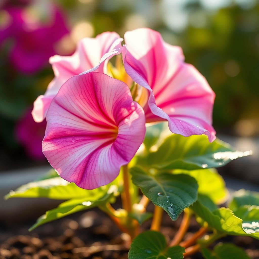 Petunia Pink White Seeds for Planting  Vibrant Garden Blooms