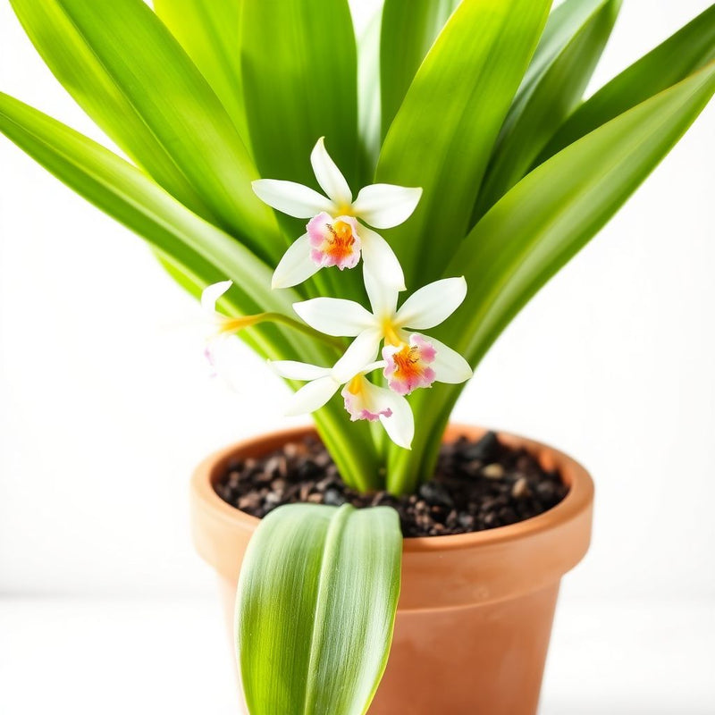 Cymbidium Maxillaria Goeringii Plant Seeds for Planting - Seeds for Elegant White Blooms in Your Garden