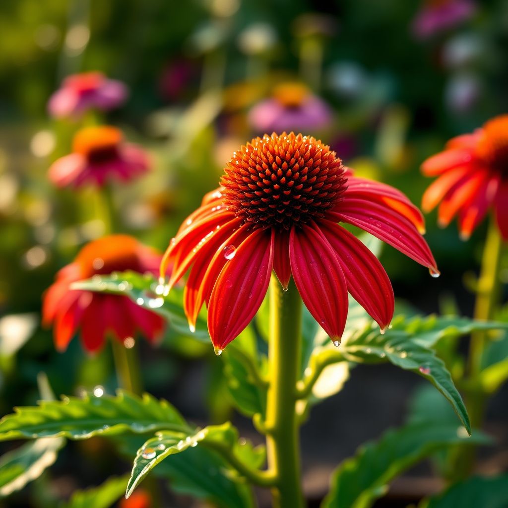 Tomato Soup Coneflower Echinacea spp. Seeds for Planting in Flower Bed