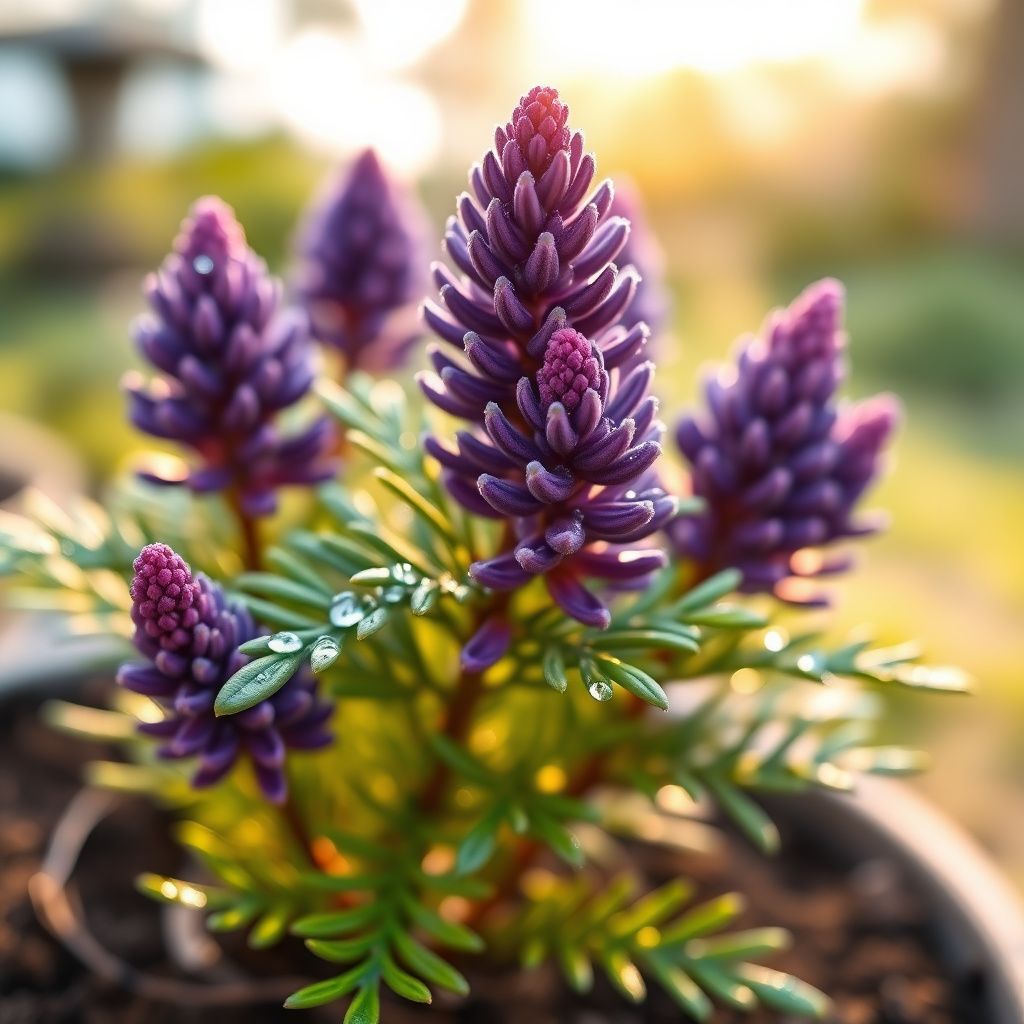 Purple Abies Koreana Flower seeds for Planting - Sun Loving, Heirloom & GMO Free Seeds for Home Garden