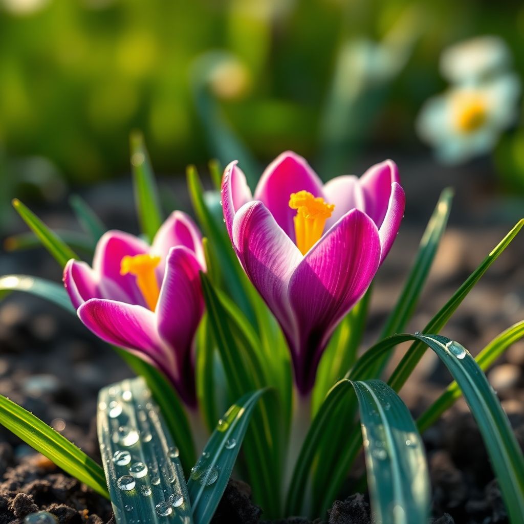 Heirloom Non-GMO Crocus Sativus Flower Seeds for Planting – Saffron-Producing Garden Blooms, High Germination