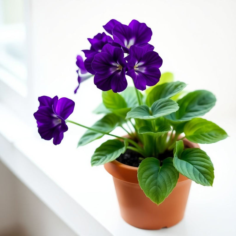 African Violet Flower seeds for Planting Low Maintenance Heirloom & GMO Free Seeds for Home Garden
