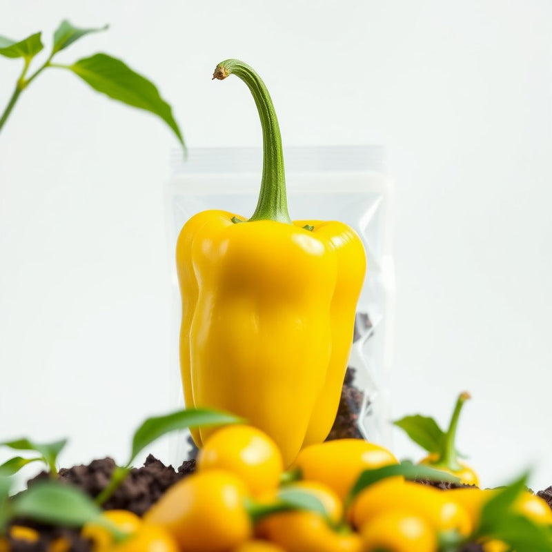 Yellow Brain Strain Pepper Planting Seeds