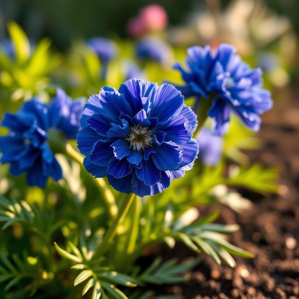 Deep Blue Carnation Flower seeds for Planting Cottage Garden Essential Heirloom & GMO Free Seeds for Home Garden 
 
 Sale