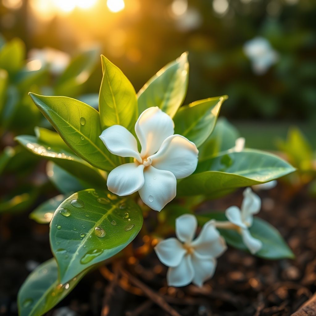 Cape Jasmine Gardenia jasminoides Flower Seeds for Planting in Flower Bed