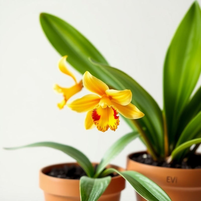 Yellow Red Cattleya Flower seeds for Planting - Long Bloom Season, Heirloom & GMO Free Seeds for Home Garden