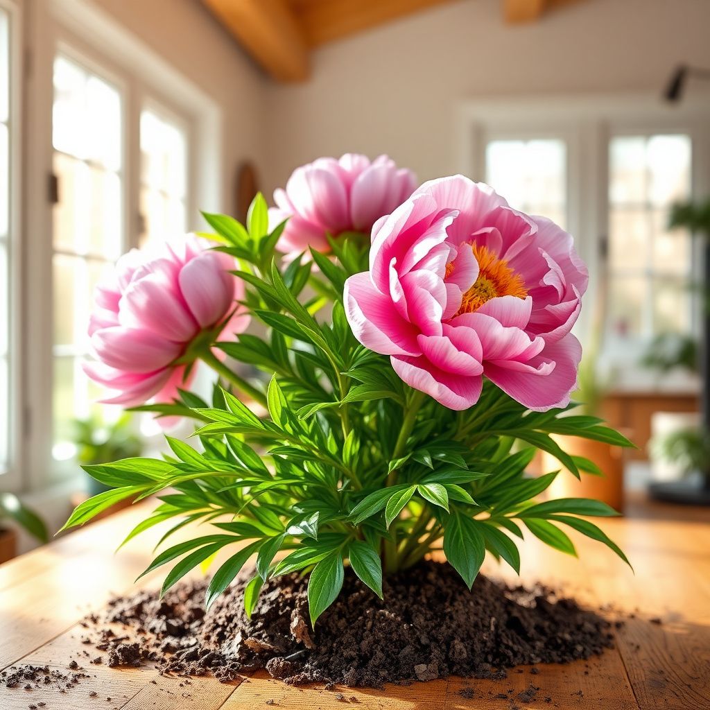 Double Flowering Fernleaf Peony Seeds for Planting – Heirloom, Non-GMO, High Germination Fragrant Blooms for Spring Gardens