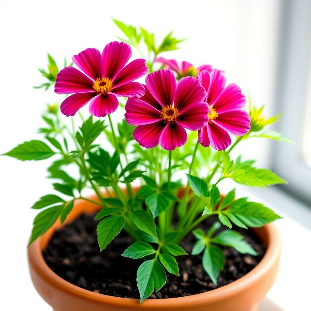 Cosmos Lucky Ring Flower Seeds for a Ring of Colorful Blooms