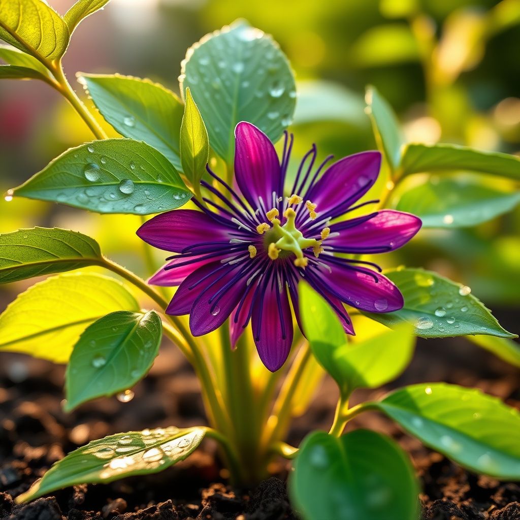 Purple Passiflora Edulis Seeds for Fruit Planting