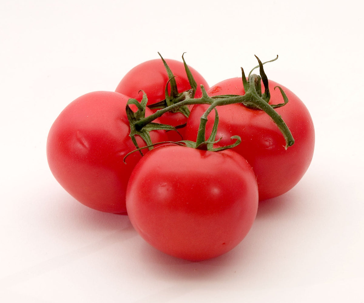 Red Cherry Tomato Plants in Garden Beds
