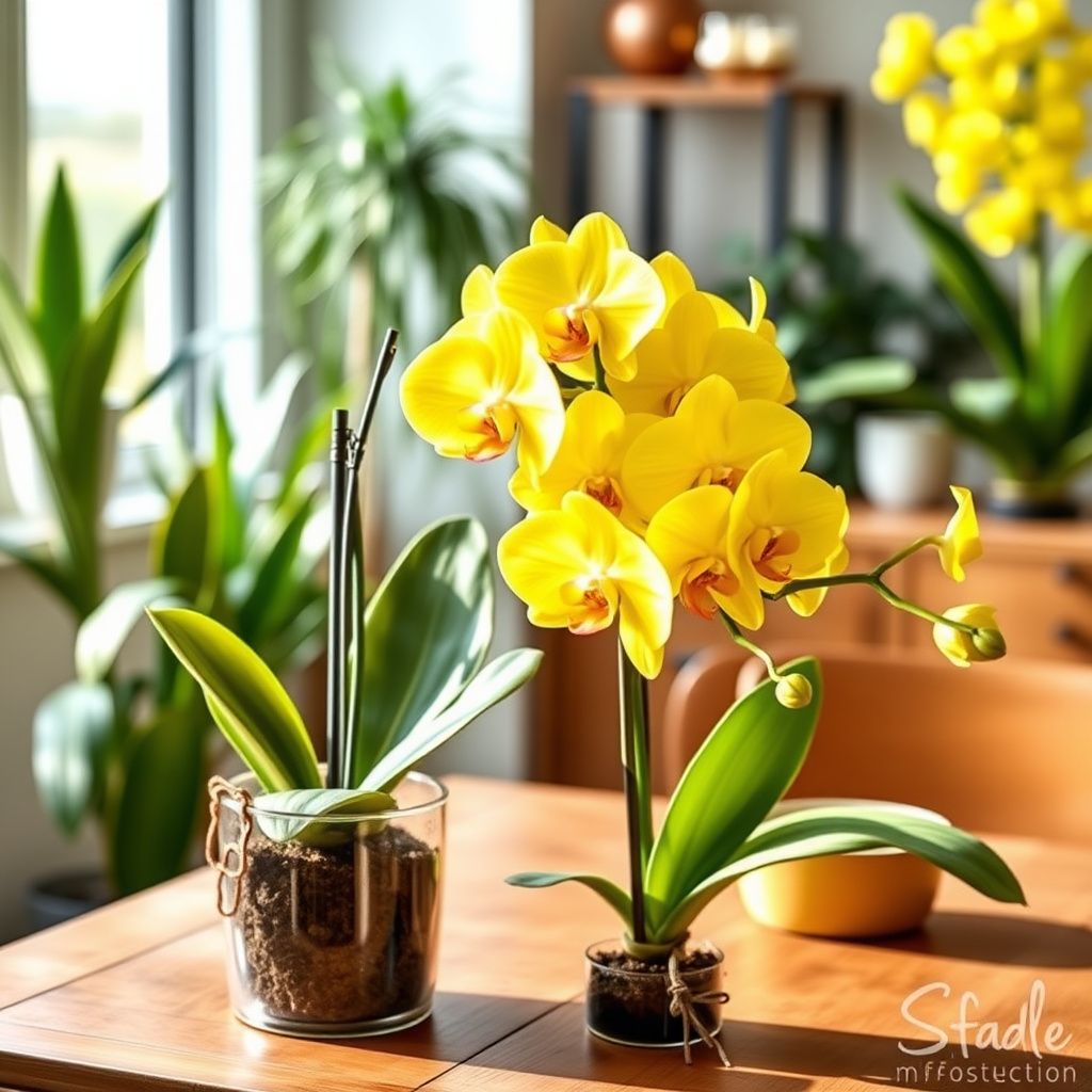 Yellow Phalaenopsis Orchid Flower seeds for Planting - Easy to Grow, Heirloom & GMO Free Seeds for Home Garden
