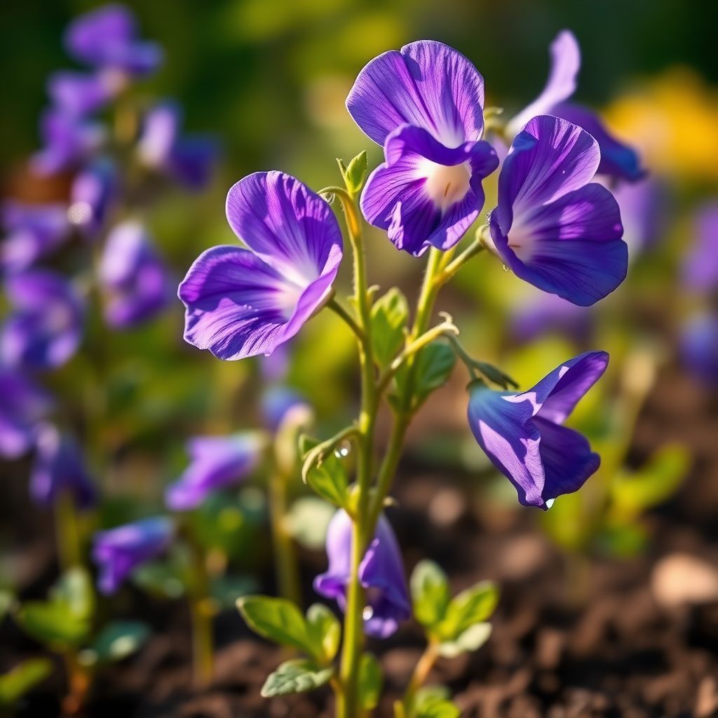 Deep Blue Sweet Pea Flower Seeds for Planting – Heirloom NonGMO High Germination Organic Garden Seeds for SunLoving Blooms
 
 Sale