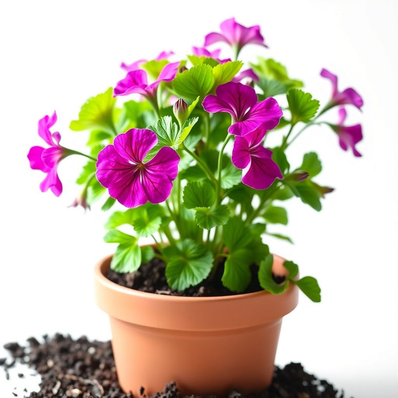Purple Pink Geranium Flower Seeds for Planting  Vibrant Annuals for Colorful Gardens