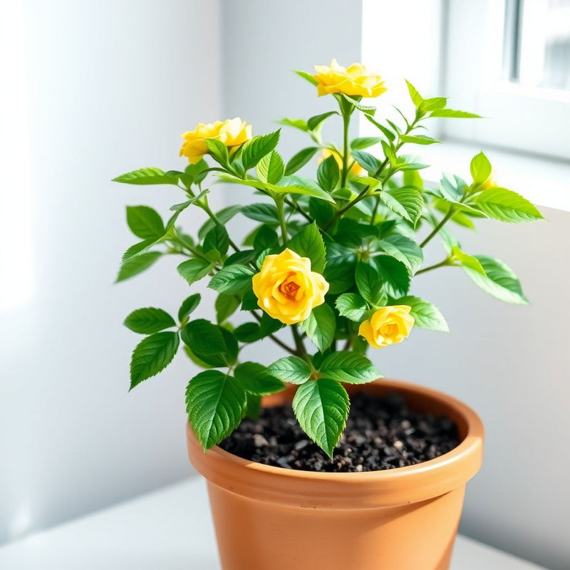 Yellow Manchu Rose Flower Seeds Planting