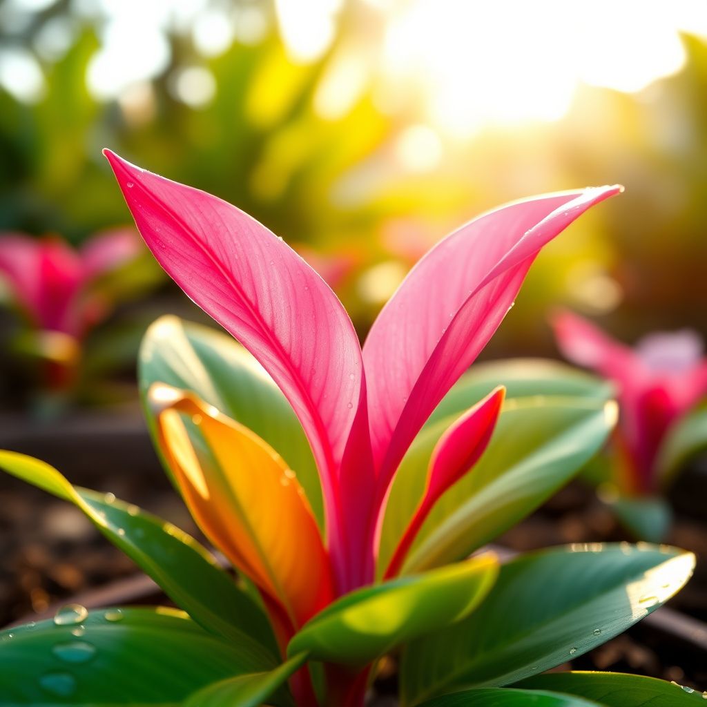 Pink Aglaonema Flower seeds for Planting - Easy to Grow, Heirloom & GMO Free Seeds for Home Garden