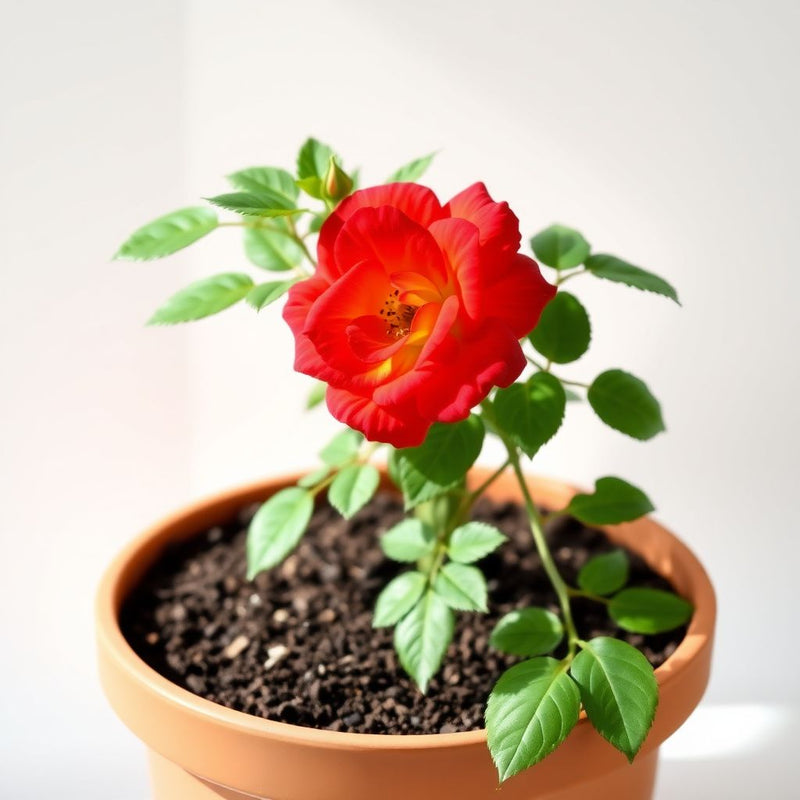 Yellow Red Climbing Rose Non-GMO Heirloom Garden Seeds Flower seeds for Planting - Vibrant Colors, Heirloom & GMO Free Seeds for Home Garden