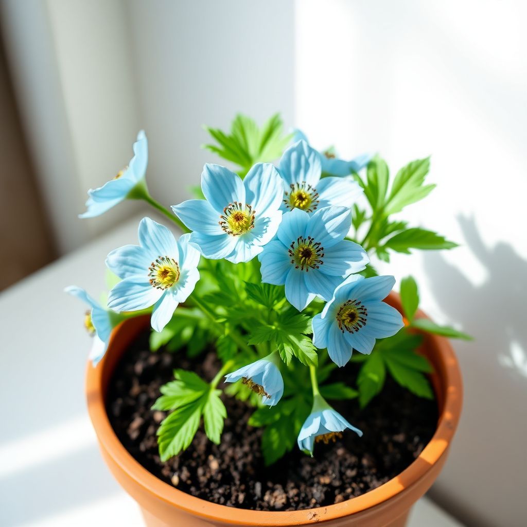 Sky Blue Anemone Pulsatilla Seeds for Planting