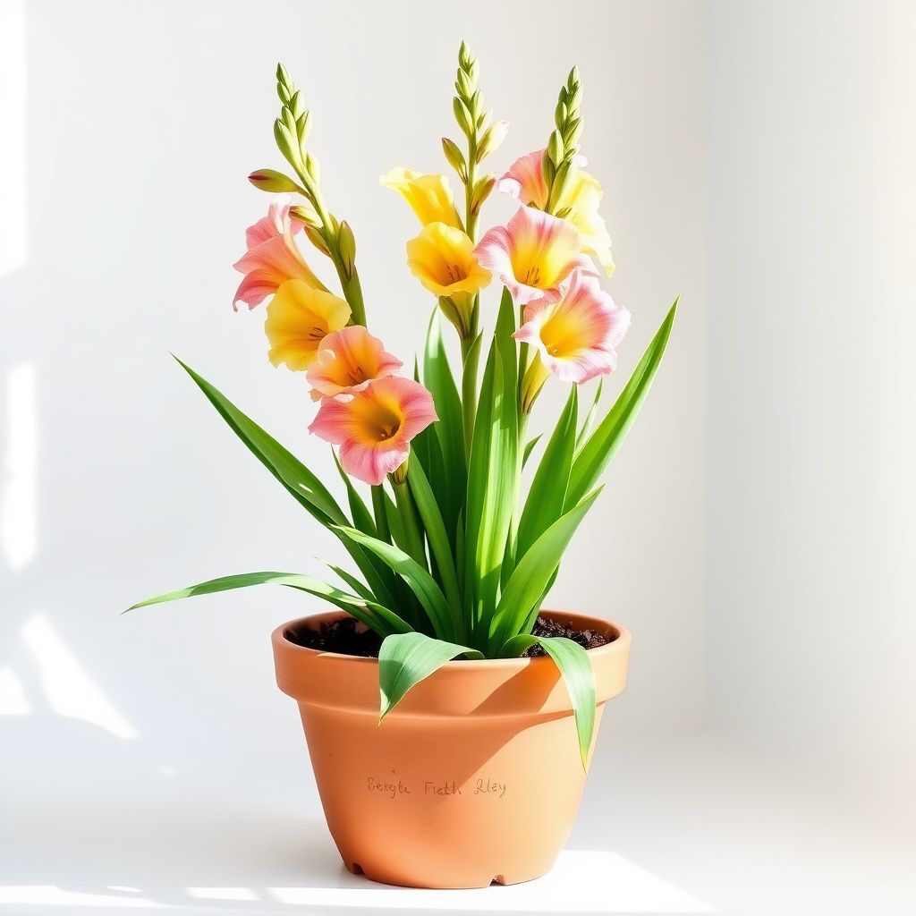 Yellow Pink Gladiolus Flower Seeds for Planting – Perfect for Borders Heirloom & NonGMO Seeds for Home Garden
 
 Sale