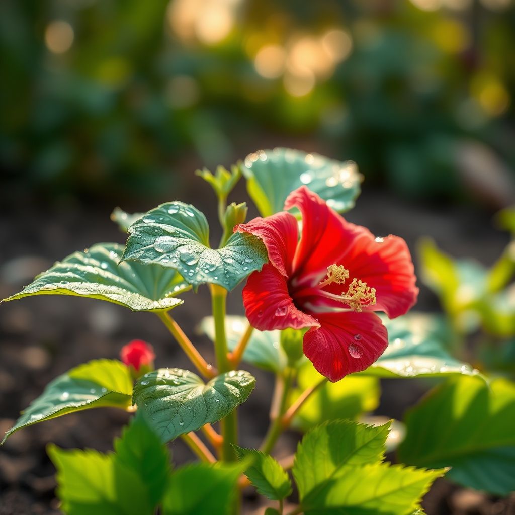 Roselle Hibiscus Sabdariffa Seeds for Planting Edible Garden Herbal Patch