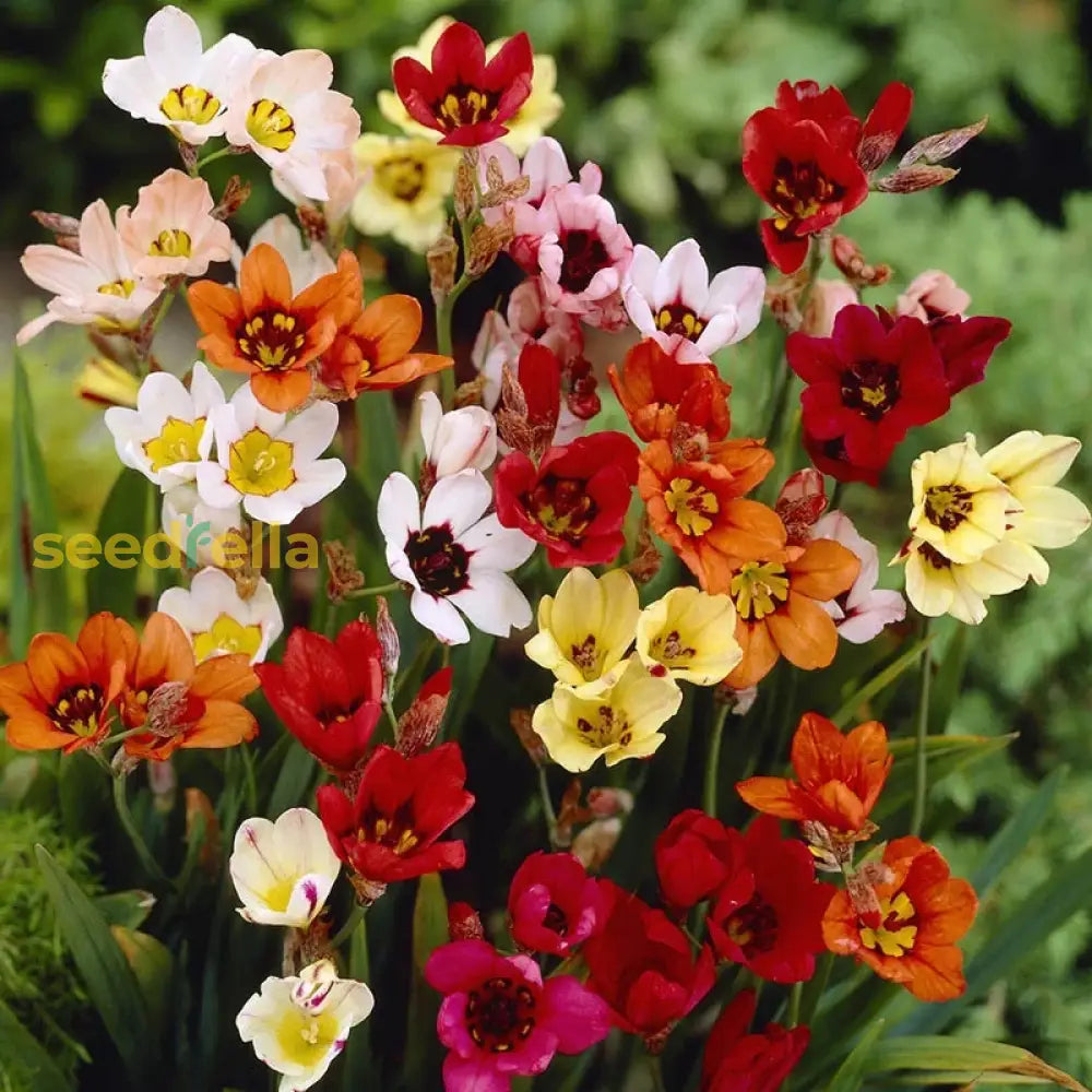 Sparaxis Mix Seeds For Planting  Colorful Garden Flowers Flower