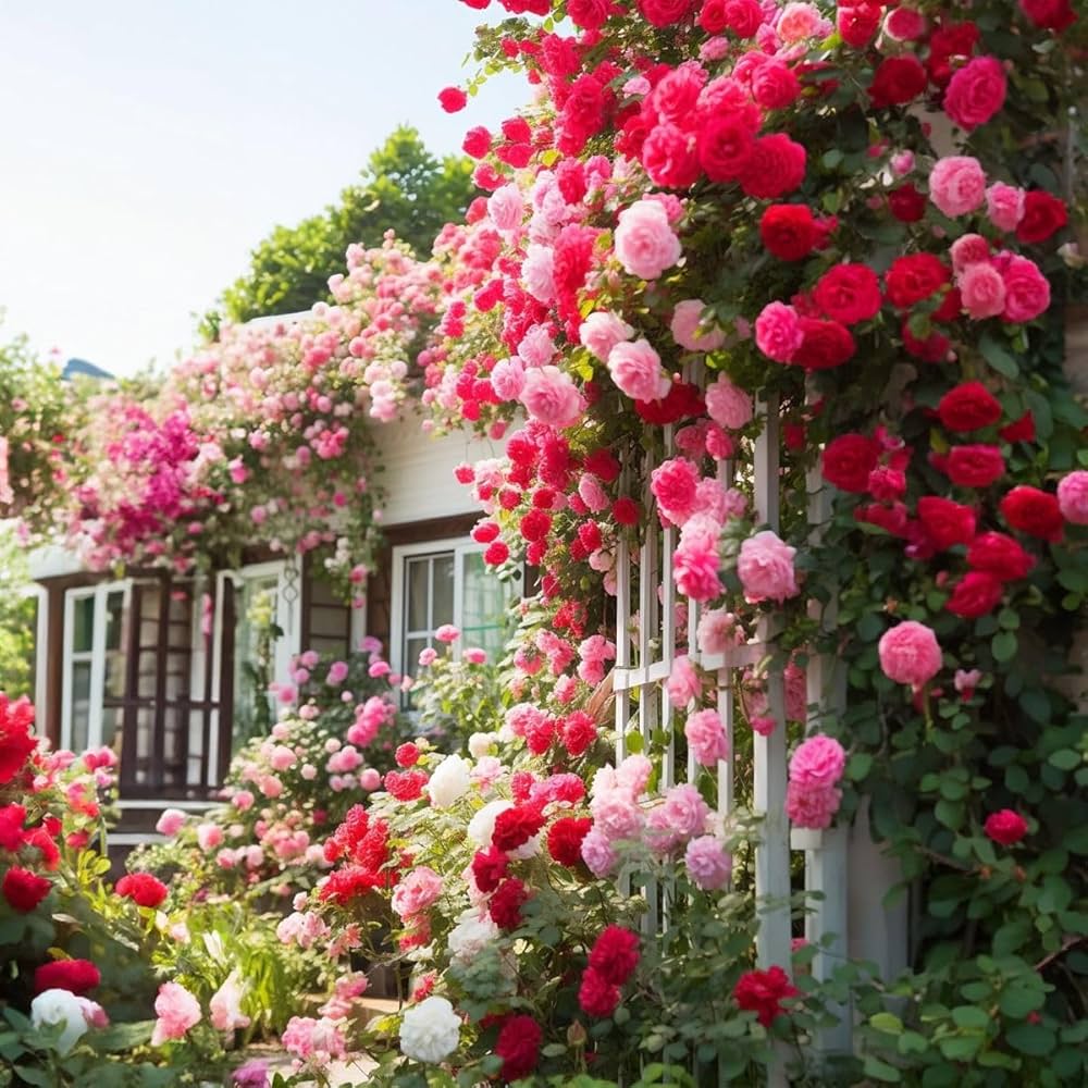 Starting climbing rose seeds indoors trays