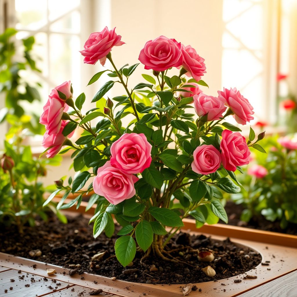 9 Colors of Chinese Rose Rosa chinensis Seeds for Planting in Flower Bed and Garden