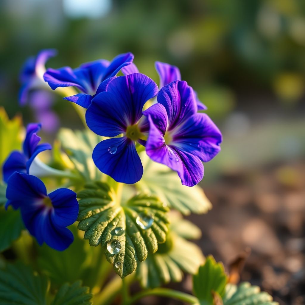 Navy Blue Geranium Flower Seeds for Planting Long Bloom Season Heirloom & GMO Free Seeds for Home Garden
 
 Sale