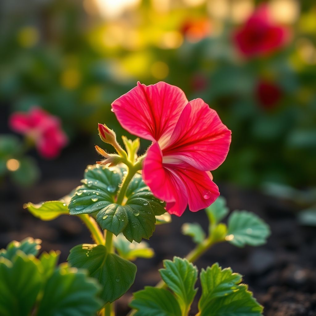 Light Red Geranium Flower Seeds for Planting | Annual Seeds for Vibrant Gardens