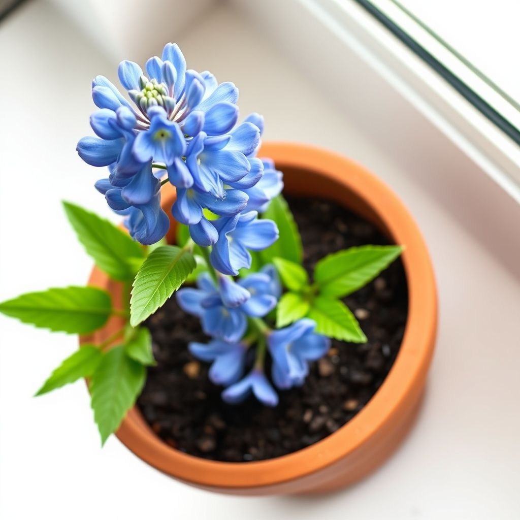 Sky Blue Lupine Flower seeds for Planting - Seasonal Bloomer, Heirloom & GMO Free Seeds for Home Garden