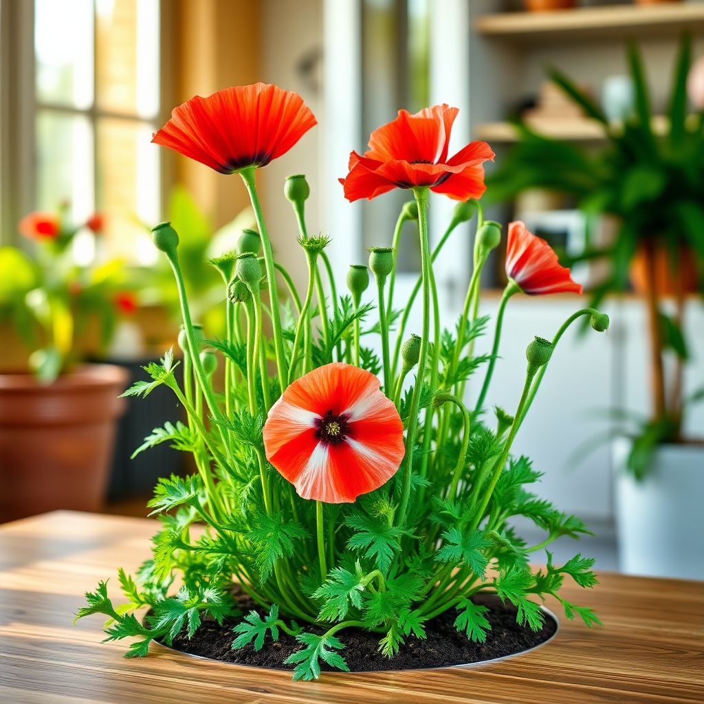 Danish Flag Poppy Seeds for Stunning Red & White Flowers