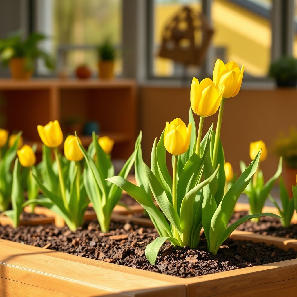 Yellow Tulip Flower seeds for Planting Shade Tolerant Heirloom & GMO Free Seeds for Home Garden