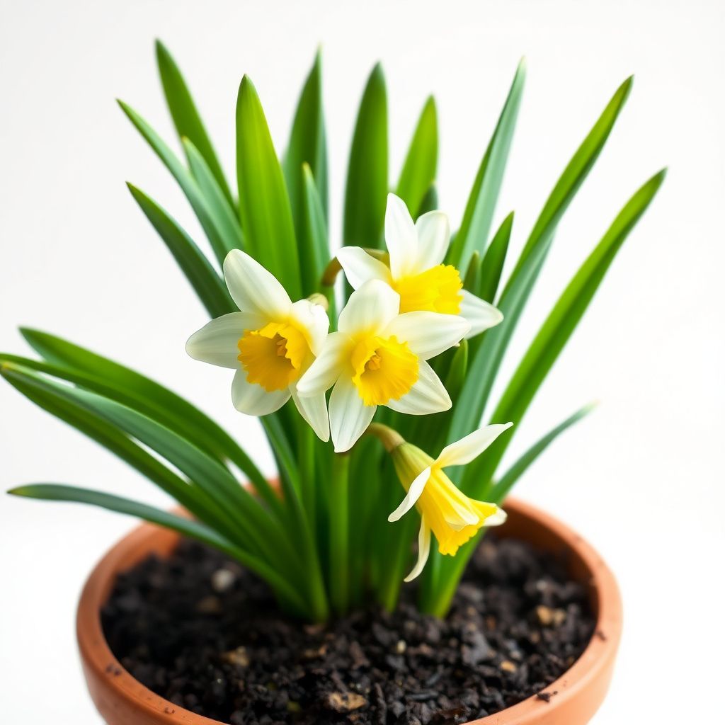 Double Narcissus Flower Seeds for Planting - White & Yellow Varieties