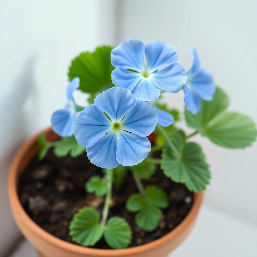 Sky Blue Univalve Geranium Flower seeds for Planting Low Maintenance Heirloom & GMO Free Seeds for Home Garden
