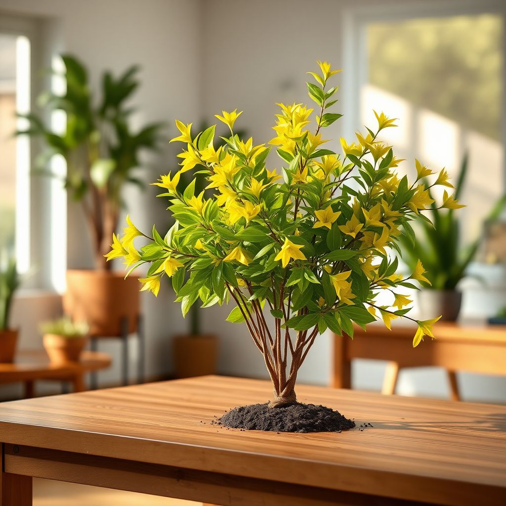 Yellow Trifoliate Forsythia Plant Seeds Planting