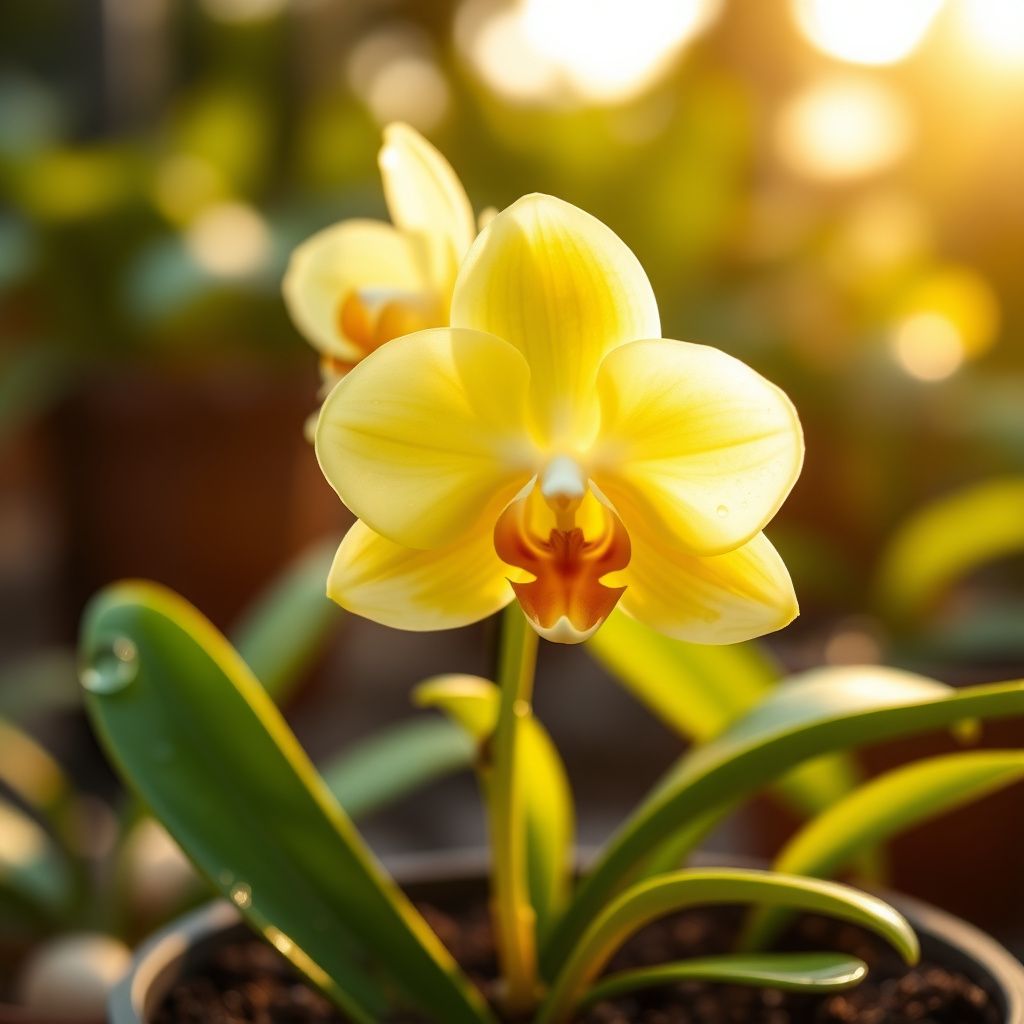 Yellow Phalaenopsis Orchid Flower seeds for Planting - Easy to Grow, Heirloom & GMO Free Seeds for Home Garden