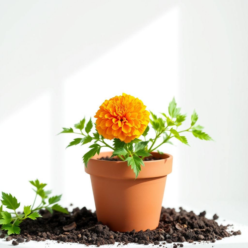 Marigold Flower seeds for Planting Shade Tolerant Heirloom & GMO Free Seeds for Home Garden