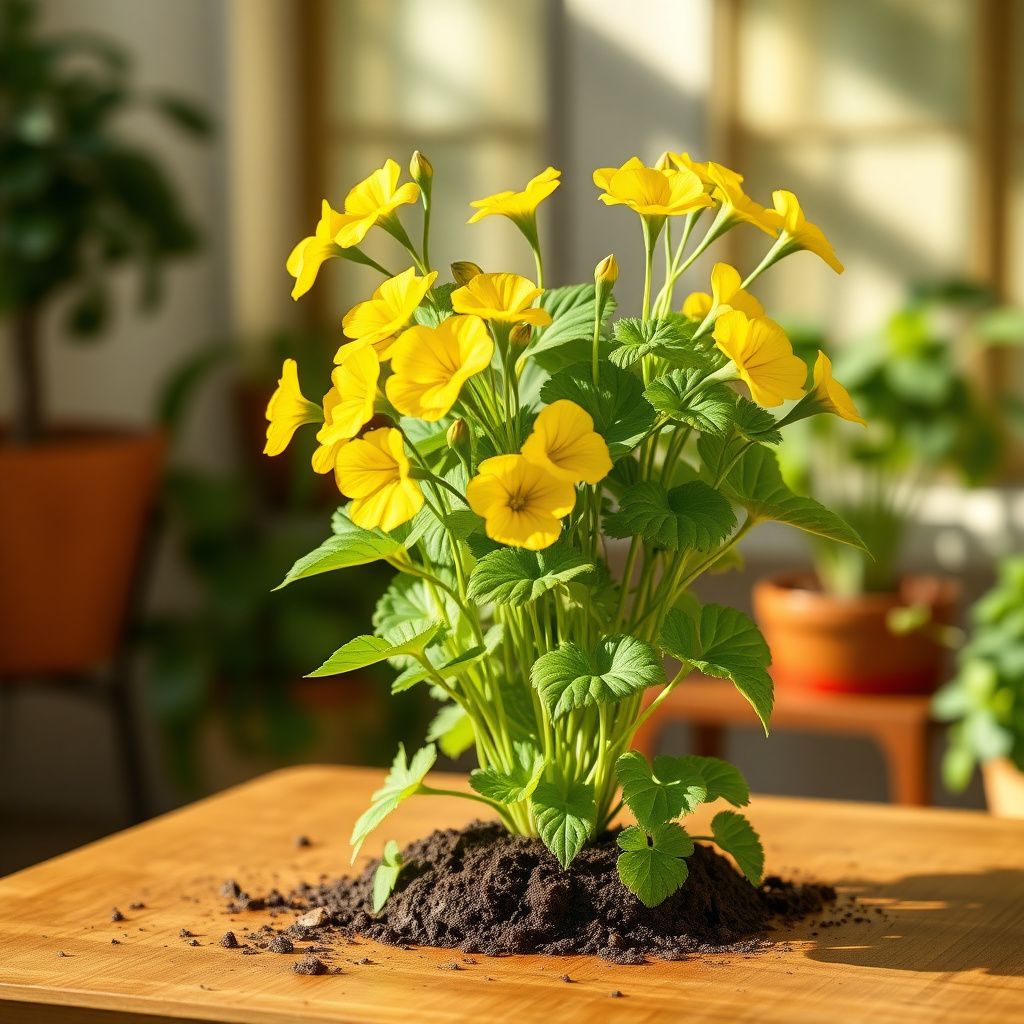 Yellow Univalve Geranium Flower seeds for Planting Low Maintenance Heirloom & GMO Free Seeds for Home Garden