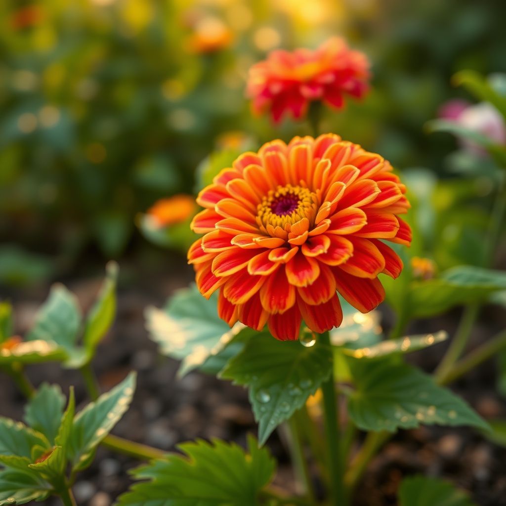 California Giant Zinnia Seeds for Huge, Colorful Zinnia Blooms