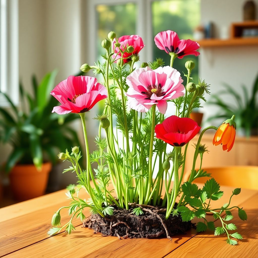 Ballerina Mix Poppy Seeds for Elegant, Colorful Poppy Flowers