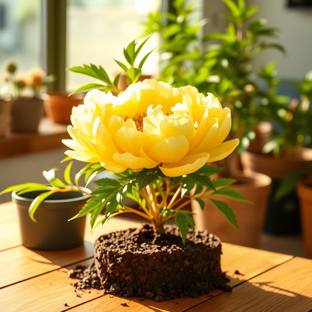 Yellow Peony Flower Seeds for Planting