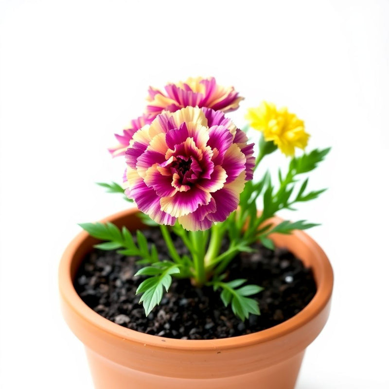 Yellow Purple Carnation Flower seeds for Planting - Premium Quality, Heirloom & GMO Free Seeds for Home Garden