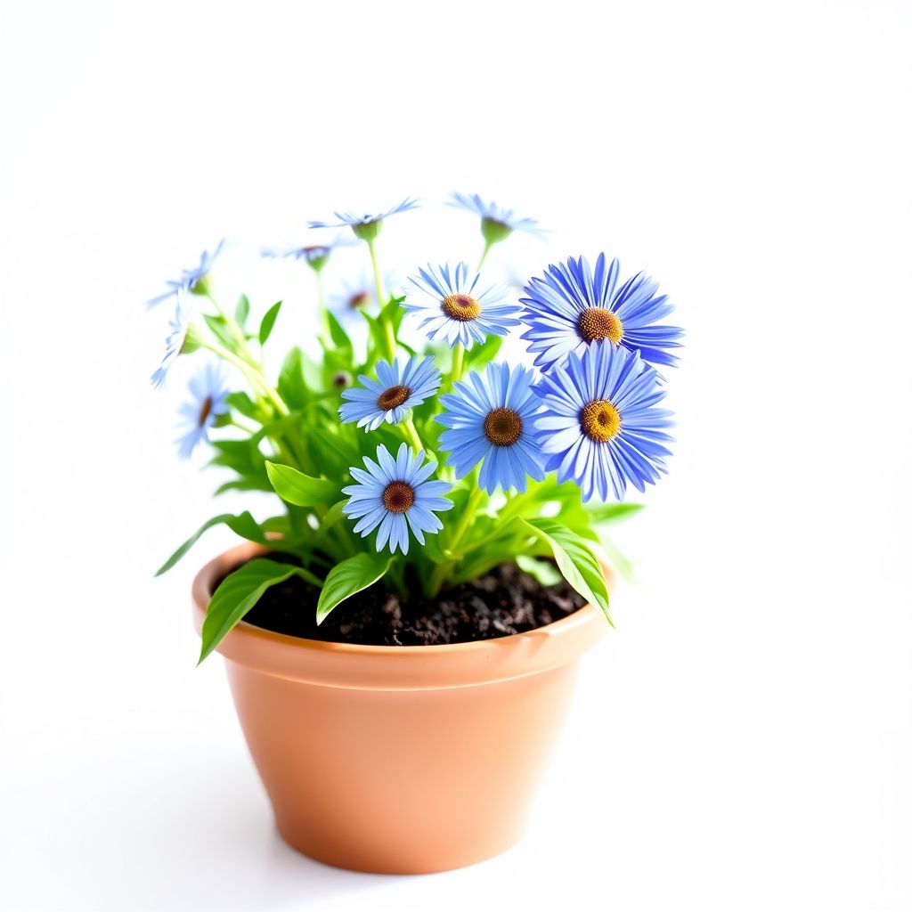 Blue Daisy Seeds for Planting flower bed home garden