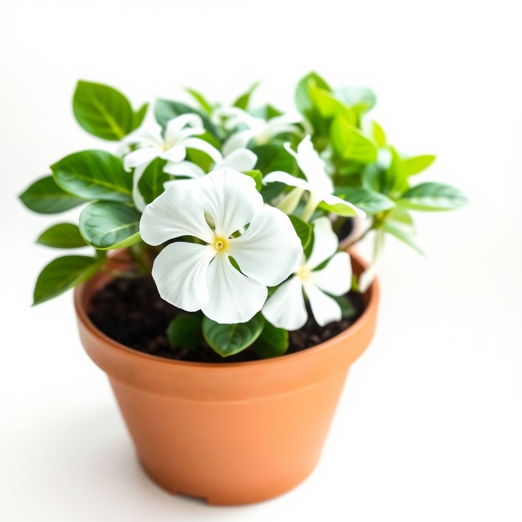 White Periwinkle Flower seeds for Planting - Perfect for Borders, Heirloom & GMO Free Seeds for Home Garden
