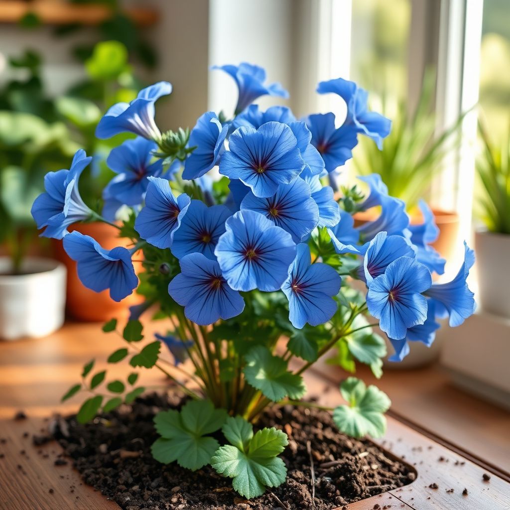 Sea Blue Geranium Pelargonium Flower Seeds for Planting Low Maintenance Heirloom & GMO Free Seeds for Home Garden
 
 Sale