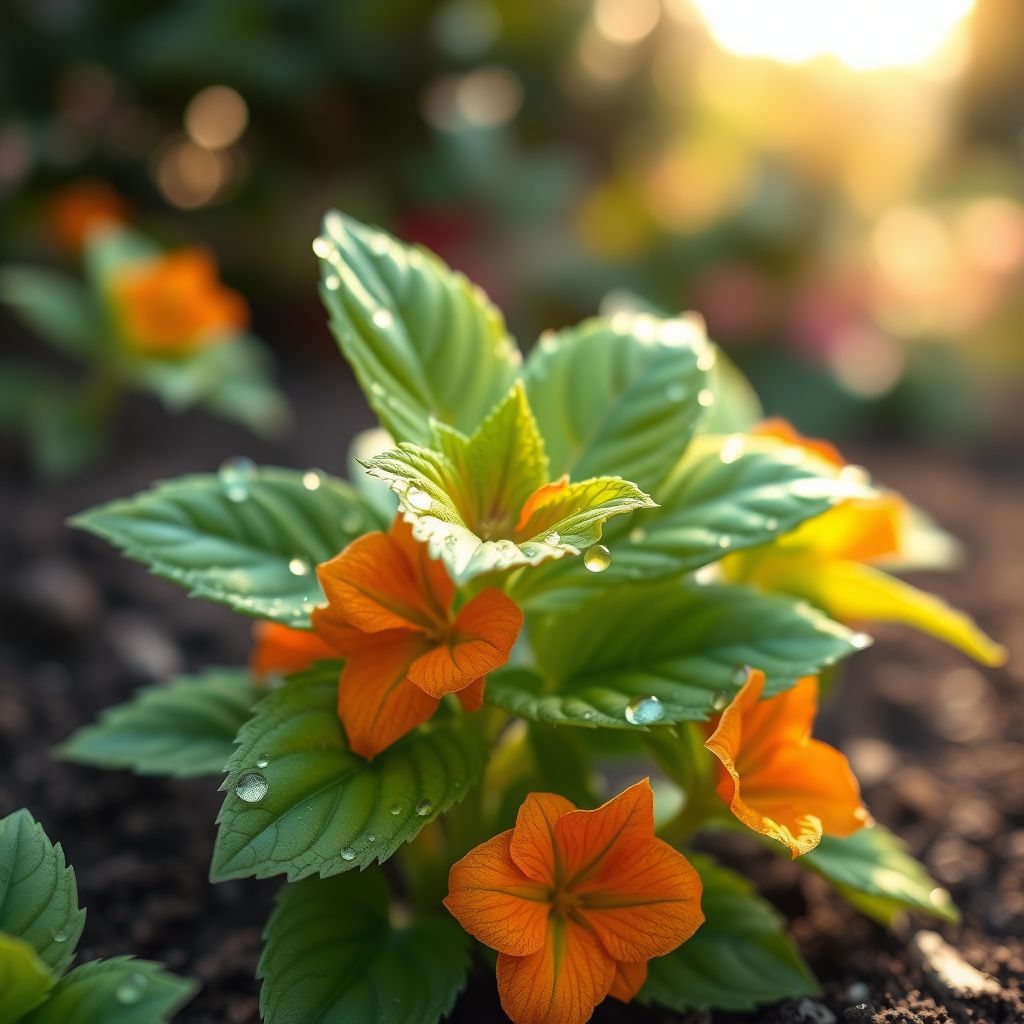 Coleus Orange & Green Flower seeds for Planting Compact Growth Heirloom & GMO Free Seeds for Home Garden 
 
 Sale
