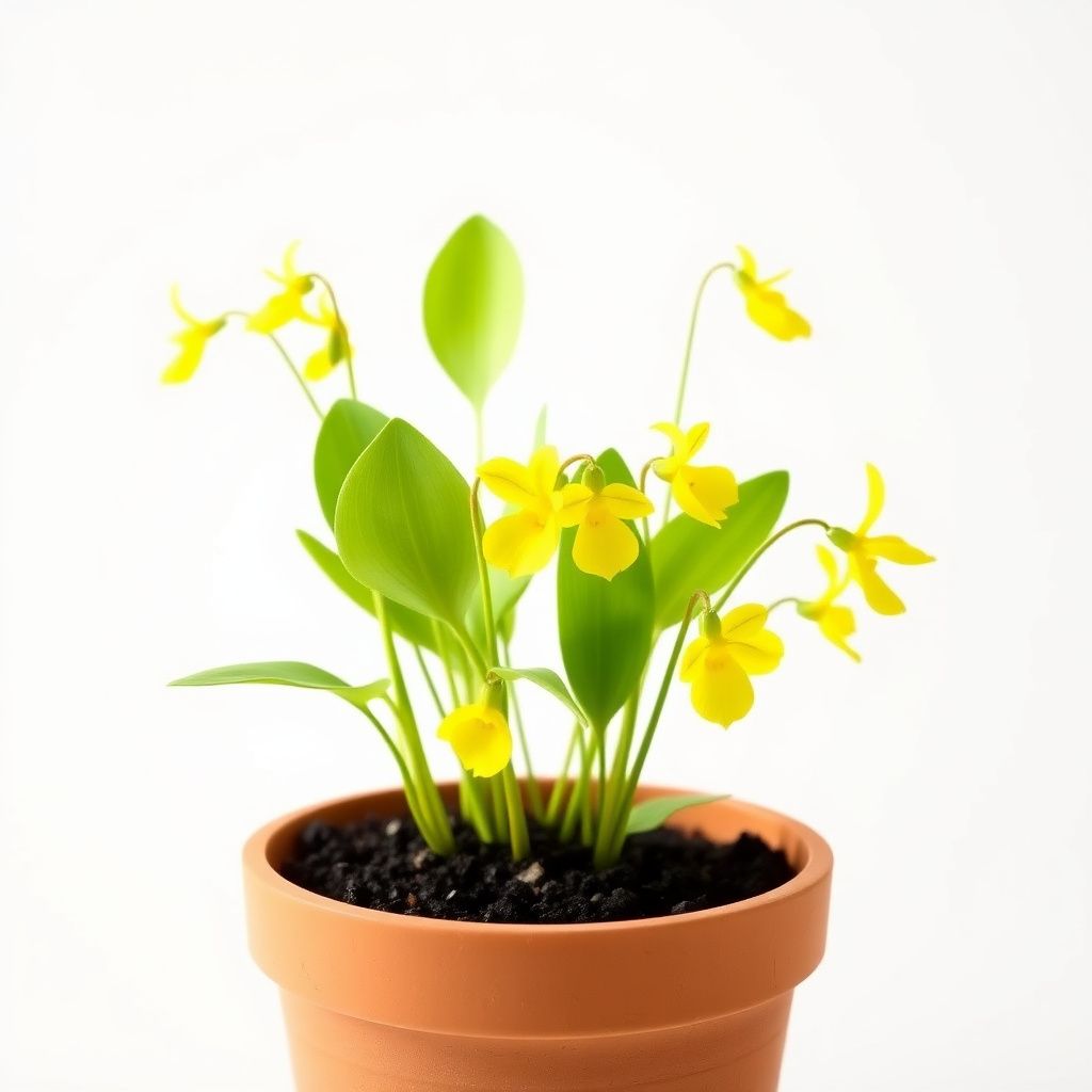 Yellow Utricularia Flower Seeds for Easy Planting  Vibrant Blooms