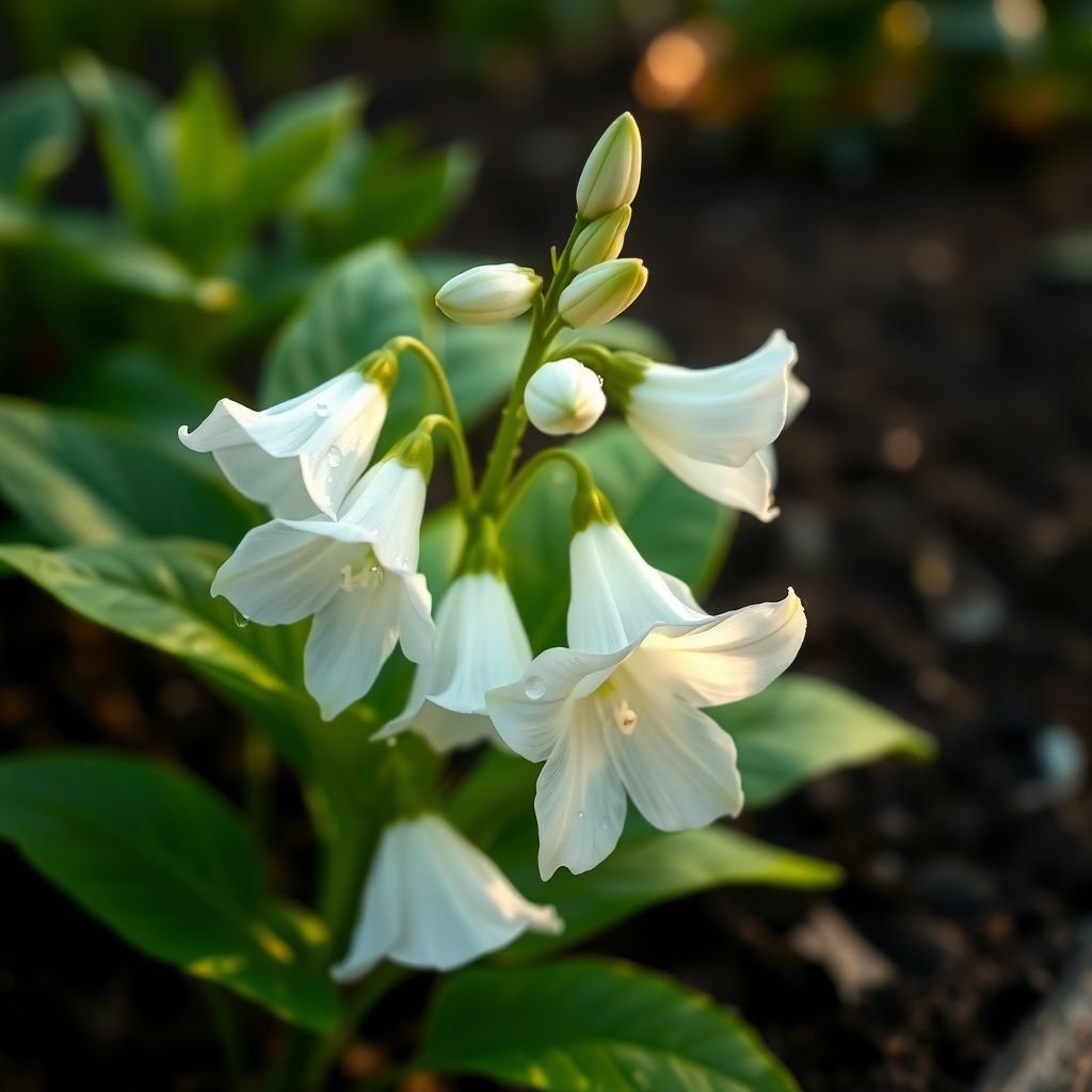 Pure White Heirloom Campanula "Canterbury Bells" Seeds for Elegant White Bells
