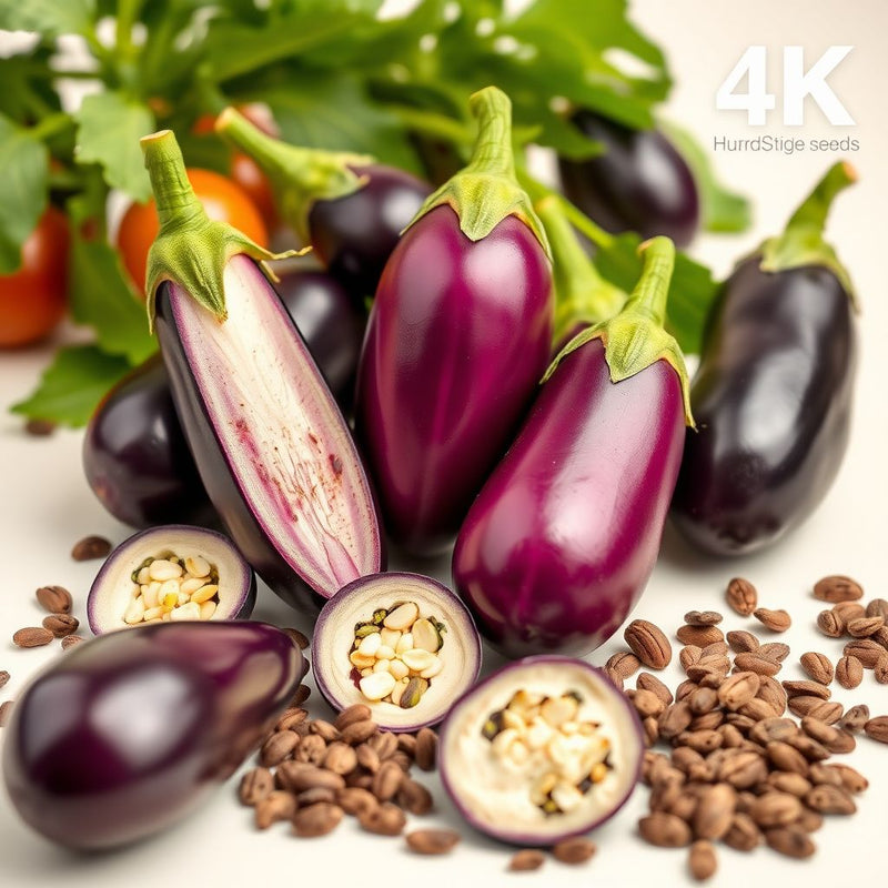 Mixed Eggplant Seeds for Vibrant Vegetable Gardens