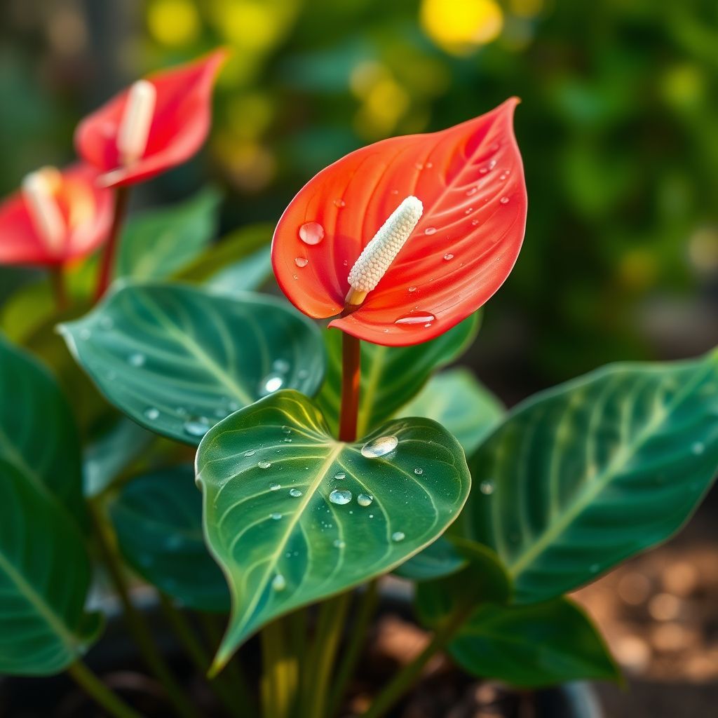 Anthurium Seeds - Dark Orange Variety for Planting & Thriving Gardens