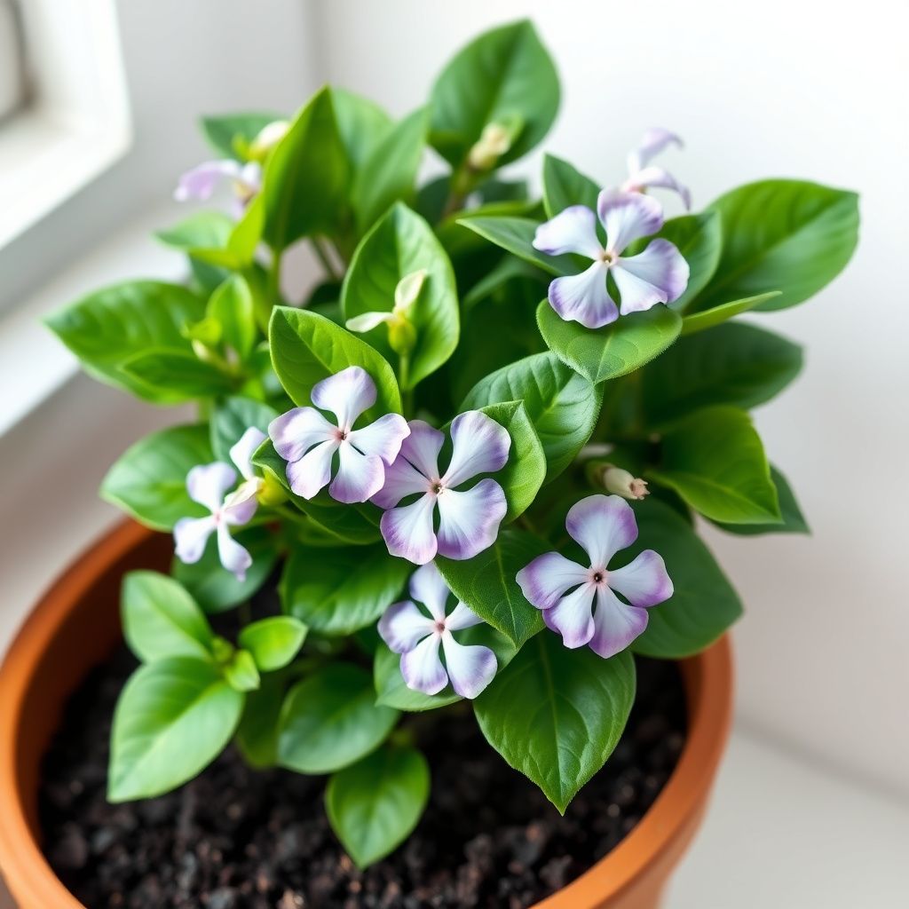 Periwinkle Vinca Flower seeds for Planting Sun Loving Heirloom & GMO Free Seeds for Home Garden